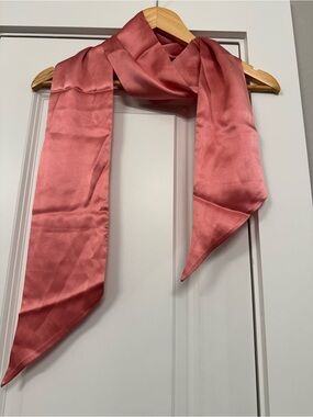 GAP Rose Pink Satin Long Scarf